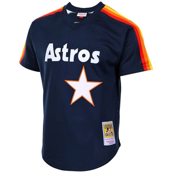 Houston Astros Jeff Bagwell Mitchell And Ness Cooperstown Mesh Jersey Size XXL - Picture 2 of 8